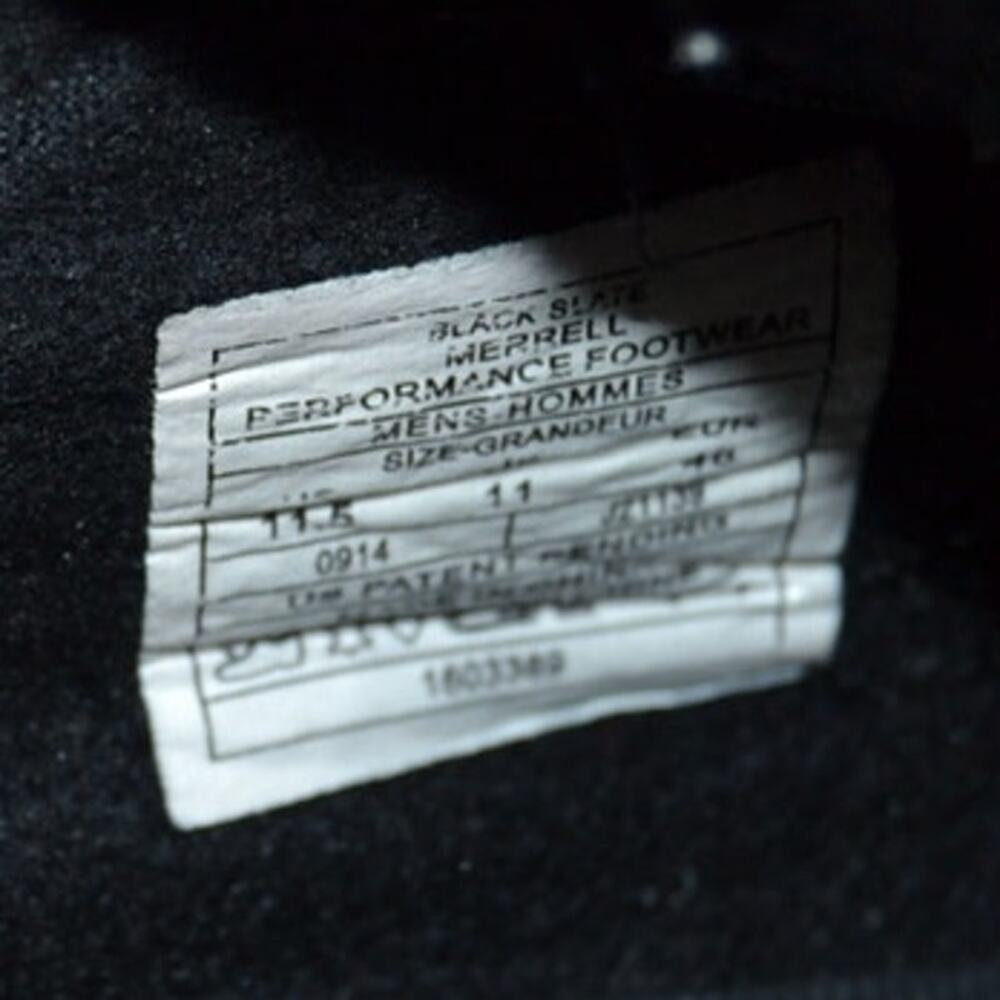 Merrell Polar and Rove Moc 4" Men's Brown & Black Leather Hiking Shoes Size 11.5 - Picture 8 of 8